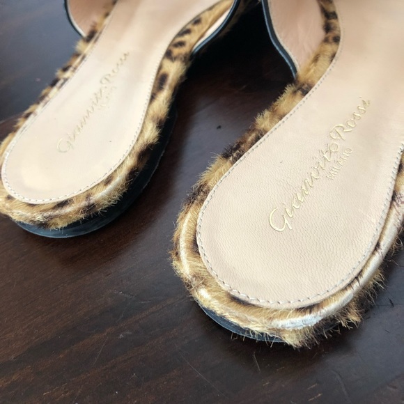 Gianvito Rossi Calf Skin Leopard slip on - Picture 6 of 8